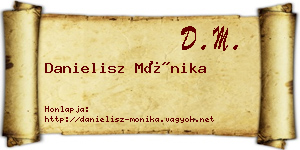Danielisz Mónika névjegykártya
